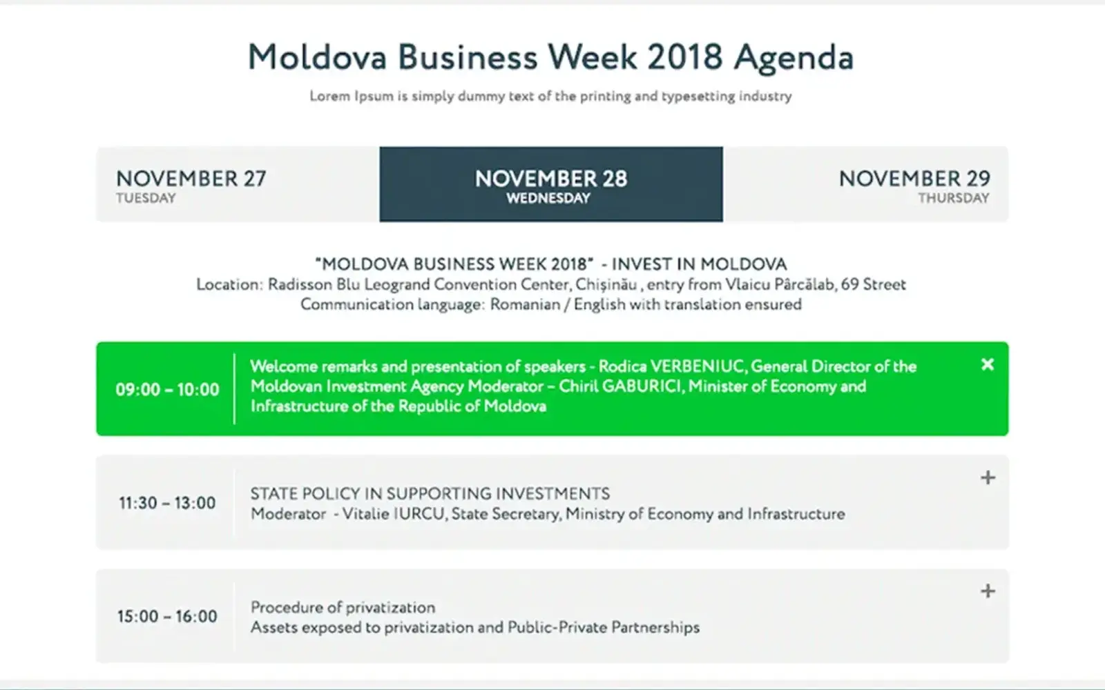 Moldova Business Week